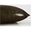 Pemberly Row Floral Velvet Accent Throw Pillow Set of 2 in Dark Green