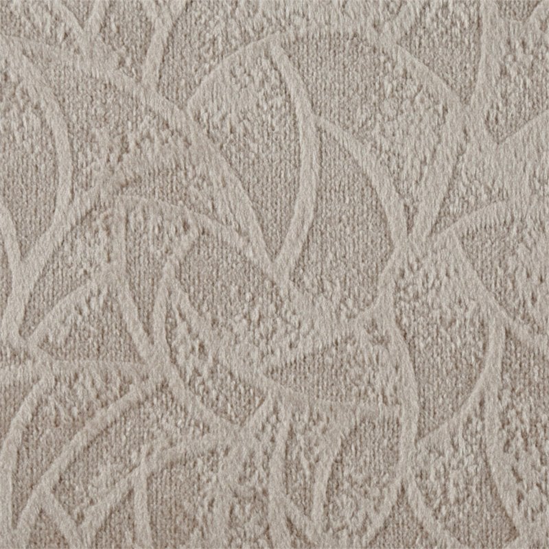 Pemberly Row 18x18 Floral Velvet Accent Throw Pillow in Taupe