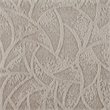 Pemberly Row 18x18 Floral Velvet Accent Throw Pillow in Taupe