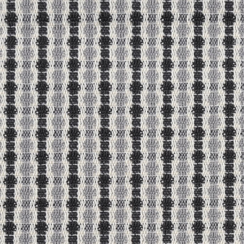 Pemberly Row 18x18 Woven Dot Pattern Accent Throw Pillow Set of 2 in Gray