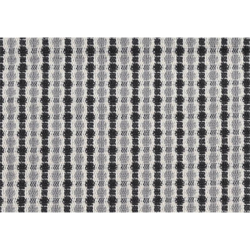 Pemberly Row 18x18 Woven Dot Pattern Accent Throw Pillow Set of 2 in Gray