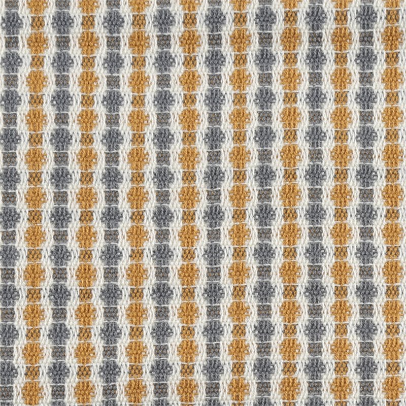 Pemberly Row 18x18 Woven Dot Pattern Accent Throw Pillow Set of 2 in Gold