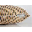 Pemberly Row 18x18 Woven Dot Pattern Accent Throw Pillow Set of 2 in Gold