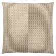 Pemberly Row 18x18 Woven Dot Pattern Accent Throw Pillow in Gray/Gold