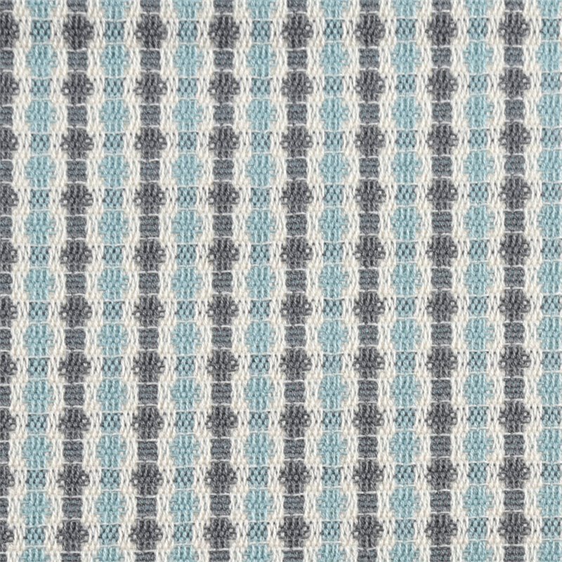 Pemberly Row 18x18 Woven Dot Accent Throw Pillow Set of 2 in Light Blue