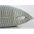 Pemberly Row 18x18 Woven Dot Accent Throw Pillow Set of 2 in Light Blue