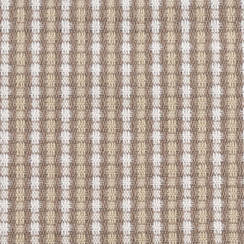 Pemberly Row 18x18 Woven Dot Pattern Accent Throw Pillow in Taupe