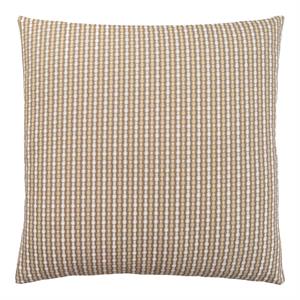 Pemberly Row 18x18 Woven Dot Pattern Accent Throw Pillow in Taupe