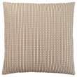 Pemberly Row 18x18 Woven Dot Pattern Accent Throw Pillow in Taupe