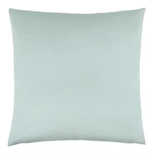 Pemberly Row 18x18 Satin Accent Throw Pillow in Mint Blue Polyester