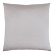 Pemberly Row 18x18 Satin Accent Throw Pillow in Silver Polyester
