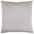 Pemberly Row 18x18 Satin Accent Throw Pillow in Silver Polyester