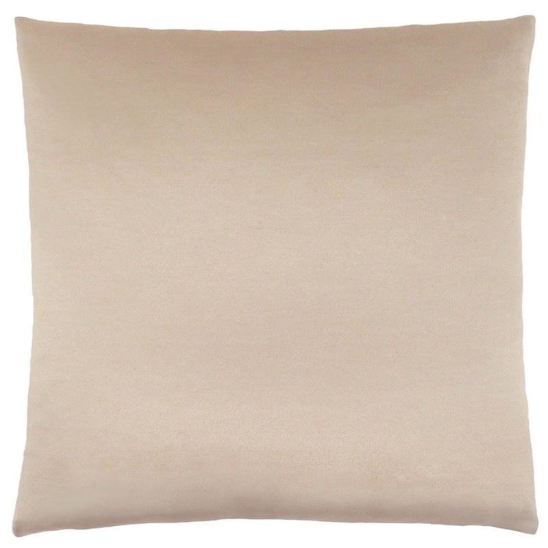 Pemberly Row 18x18 Satin Accent Throw Pillow in Gold Polyester