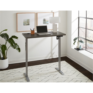 Pemberly Row Electric Height Adjustable Sit-Stand Desk with Programmable Presets