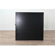 Pemberly Row Black Square Reversible Poker and Dining Table with Storage