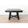 Pemberly Row Black Square Reversible Poker and Dining Table with Storage