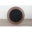 Pemberly Row Reversible Round Dining and Poker Table with Cup Holders