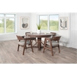 Pemberly Row Reversible Round Dining and Poker Table with Cup Holders