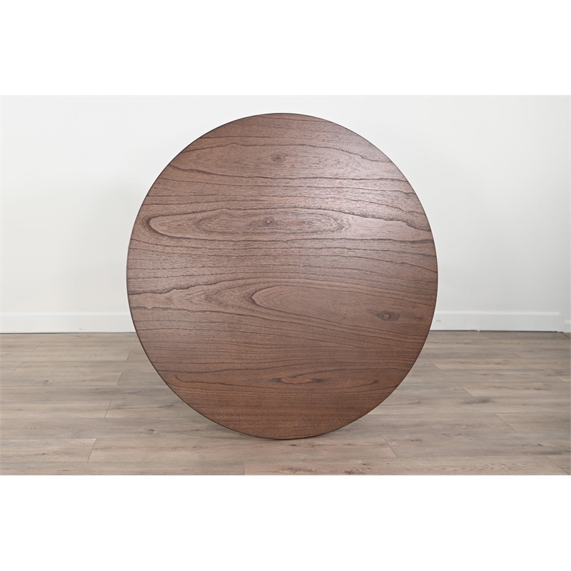 Pemberly Row Reversible Round Dining and Poker Table with Cup Holders