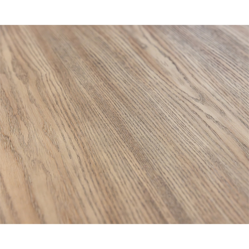 Pemberly Row Wood Writing Desk with Ball-Bearing Drawers in Natural Oak