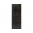 Pemberly Row Wood Bookcase with Doors and Adjustable Shelves in Black