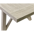 Pemberly Row Rectangular Extension Dining Table with X-Base in Light Tan