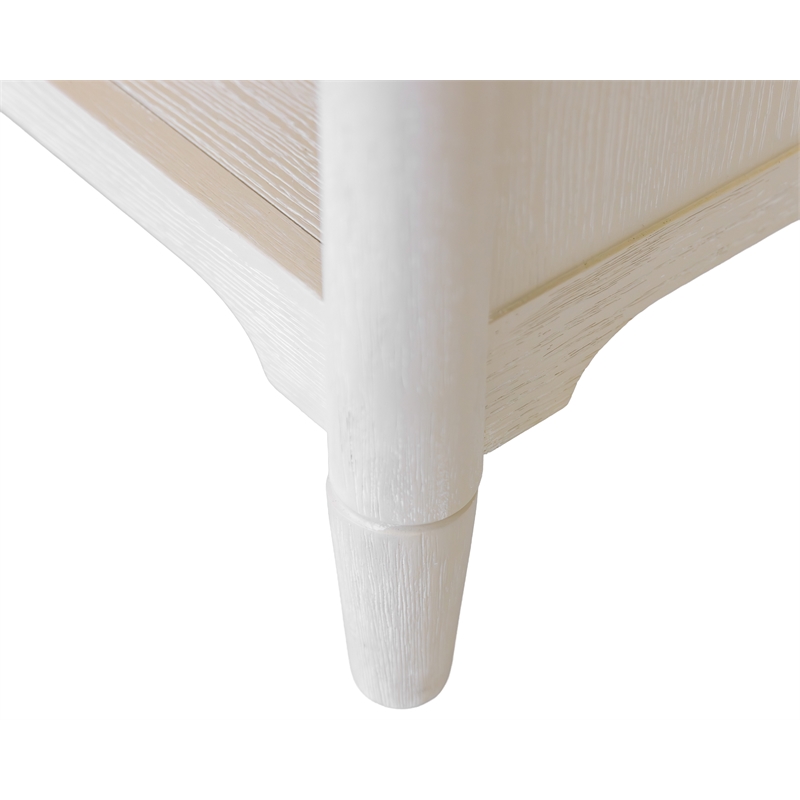Pemberly Row Fully Assembled Open Bookcase with Adjustable Shelves in White