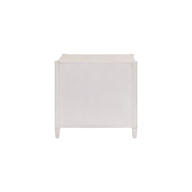 Pemberly Row Lateral File Cabinet with Locking Drawer Fully Assembled in White