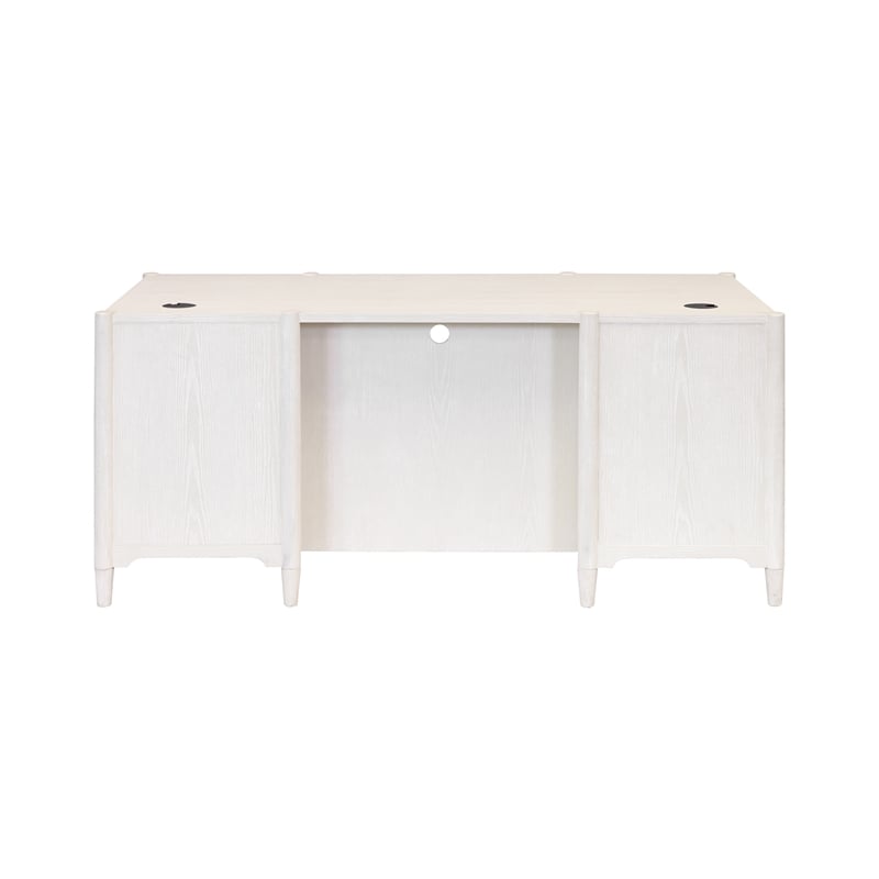 Pemberly Row Double Pedestal Executive Desk with File Drawers Fully Assembled