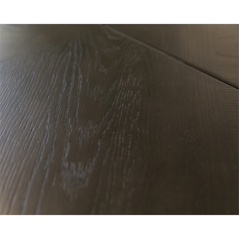 Pemberly Row Square Counter Height Extension Dining Table in Espresso Black