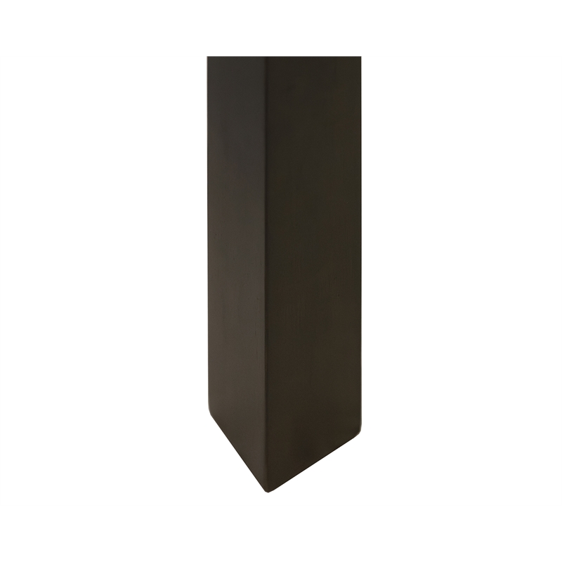 Pemberly Row Square Counter Height Extension Dining Table in Espresso Black