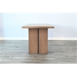 Pemberly Row Rectangular Counter Height Dining Set with Arched Base and 6 Stools