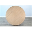 Pemberly Row Solid Wood Round Dining Table with Angled Base in Wheat