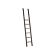 Pemberly Row Decorative Metal Ladder for 8-Foot Bookcases in Black