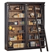 Pemberly Row Decorative Metal Ladder for 8-Foot Bookcases in Black