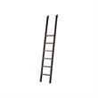 Pemberly Row Decorative Metal Ladder for 8-Foot Bookcases in Black