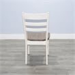 Pemberly Row Solid Wood Ladderback Dining Chair with Two-Tone Finish (Set of 2)