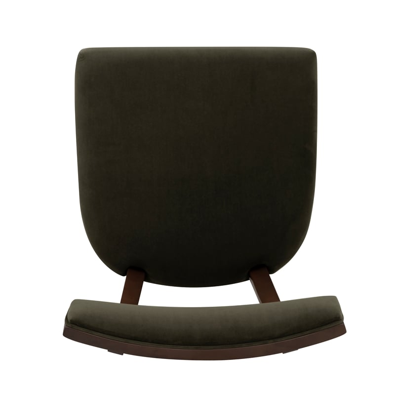 Pemberly Row Side Chairs in Green Velvet & Solid Beechwood -  Set of 2