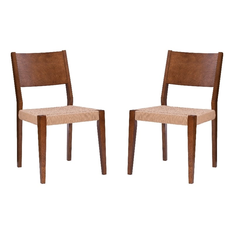 Pemberly Row 7-Piece Dining Set with Expandable Table and Woven Seat Chairs