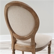 Pemberly Row Dining Room Set - 6 Upholstered Chairs and Oak Wood Table