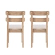 Pemberly Row 7-Piece Dining Set - Double Pedestal Table & 6 Ladder Back Chairs