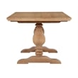Pemberly Row 7-Piece Dining Set - Double Pedestal Table & 6 Ladder Back Chairs