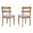 Pemberly Row 7-Piece Dining Set - Double Pedestal Table & 6 Ladder Back Chairs