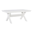 Pemberly Row Dining Set - Smokey White Table and 6 Chairs