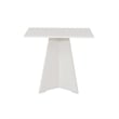 Pemberly Row 2-Piece Dining Set with Storage Nook and Geometric Pedestal Table