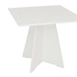 Pemberly Row 2-Piece Dining Set with Storage Nook and Geometric Pedestal Table