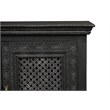 Pemberly Row Handcrafted Solid Wood Sideboard with Floral Carvings and 6 Doors