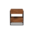 Pemberly Row 3-Piece Live Edge Solid Wood Acacia Bedroom Set in Brown