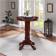 Pemberly Row Rubberwood Pub Table with Claw and Ball Feet in English Tudor