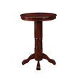Pemberly Row Rubberwood Pub Table with Claw and Ball Feet in English Tudor